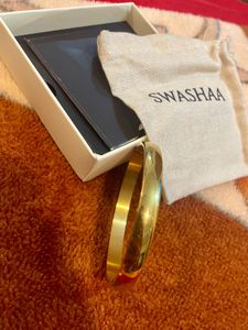 Swashaa 18k Gold Plated Kada For Men