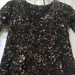 dark coffee brown party wear gown