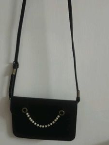Black Mini Sling Bag