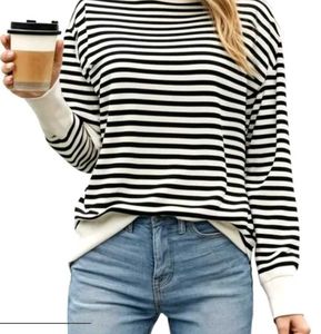 Striped Long Sleeve Top