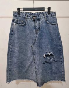 Denim Midi Skirt