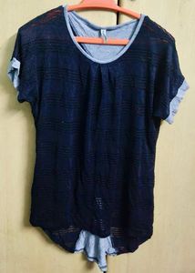Cute Bow Detail Top