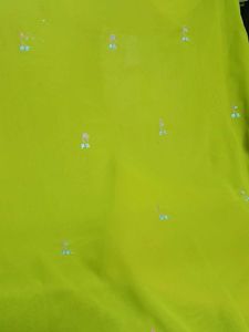 Green Dress Material