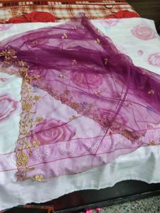 Elegant Purple Dupatta