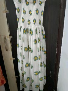 Cute Korean Aesthetic Floral Dress