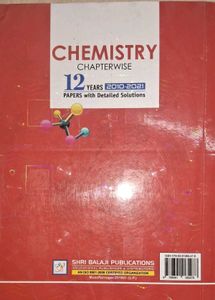 JEE Chemistry Chapterwise - 12 Years
