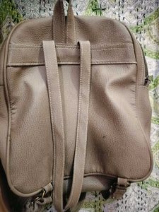 Leather Small Backpack