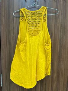 Bohemian Mustard Yellow Tank Top