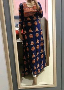 Indigo Blue Print Kurta