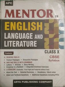 Mento English Language & Literature Class X Guide