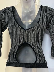 Pintrest Sparkly Striped Crop Top
