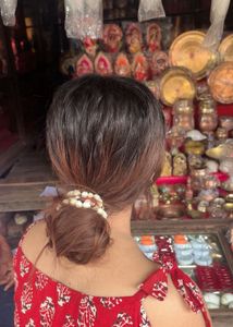 Red Printed Sleeveless kurti