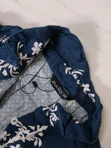 Elegant Blue Ethnic Gown