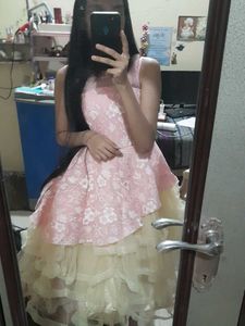 Pink Floral Dress