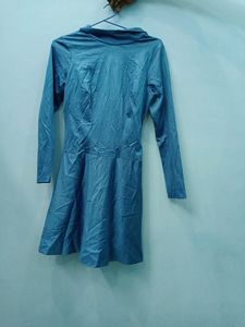 32,🈸 Size Dress Blue
