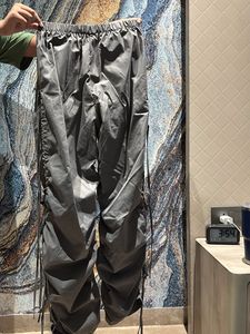 Grey Parachute Pants