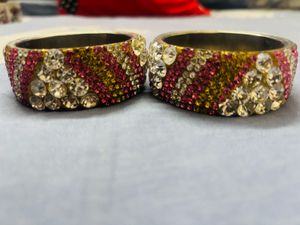 Sparkling Crystal Bangle Set