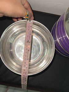 Purple serving Stainless Steel Bowls(Set)