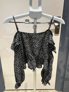 Floral Ruffle Off-Shoulder Top