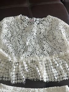 Lace Top &amp; Skirt Set