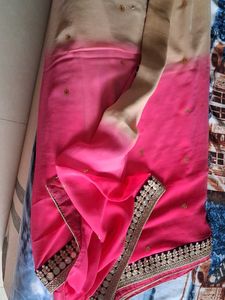 Elegant Pink Saree