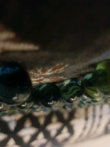 Turquoise Glass Marble Beads
