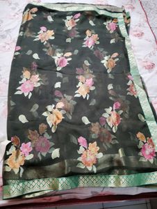🛃New Soft Sari With Blouse Piece