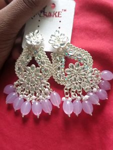 Elegant Lavender Beaded Earrings