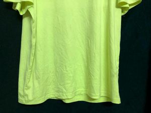 Cool Fluorescent Green Short Sleeve T Shirt