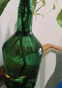 DIY Wine Bottle Planter