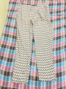 Pastel Zigzag Pattern Comfy Loungewear Pants
