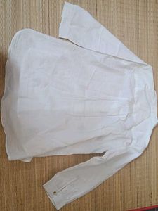 Floral Print White Shirt