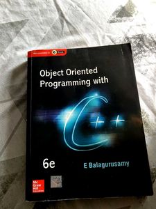 Object Oriented Programming with C++