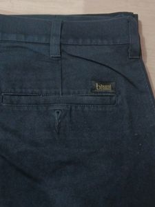 Cotton Trouser Size 34 Cross Pocket Used 3-4 Times Looks Like New . Brand Burnt Umber