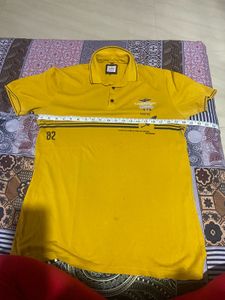 💛 Stylish Mustard Yellow Polo T-Shirt – Grab it