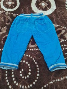 Cute Blue Baby Pants
