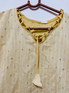 Under 100 Coins Cream Kurtha