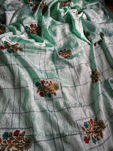 UNUSED Floral Print Saree