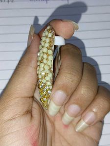 Beautiful Women Broach Stone Worked