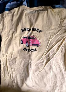 Back Graphic Printed Oversized T Shirt