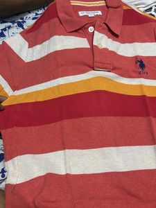 Striped Polo T-Shirt