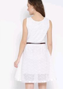 Off White Lace Dress (Fancy)
