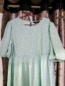 Mint Polka Dot Dress from Max