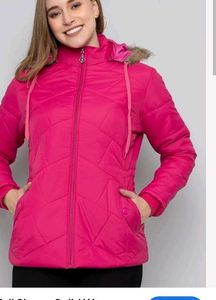 Dark Pink Jacket For Women