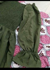 Olive Green Maxi Dress