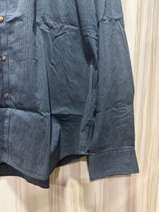 Armani Exchange Black Striped Shirt