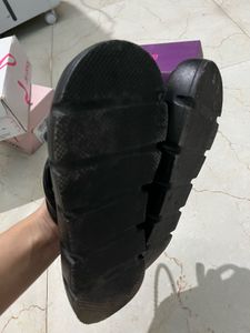 Black Platform Sandals