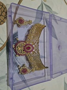 Ruby & Gold Jewelry Set