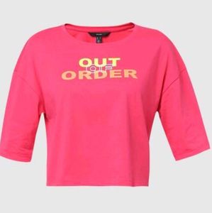 VERA MODA Printed Women Round Neck T-shirt