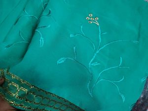 Elegant Green Saree